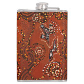 FLASQUES ART CROCODILE (Dos)