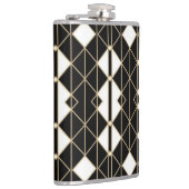 Flasques Art Deco Black and Gold Geometric luxury (Droite)