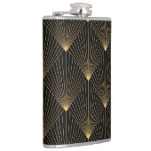 Flasques Art Déco : L'élégance de l'or noir. (Droite)