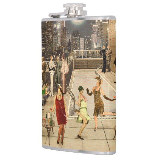 Flasques Art Déco Skyline (Gauche)