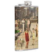 Flasques Art Déco Skyline (Droite)