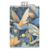 Flasques Art Morris aux fleurs (Dos)