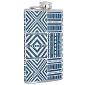Flasques Art Motif tribal bleu (Droite)