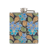 Flasques Art Nouveau Classique Fleur de Bleuet Orné (Dos)