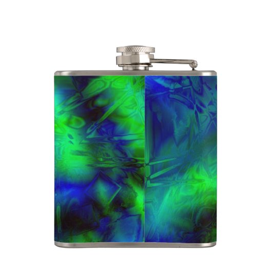 Flasques Art numérique Cool moderne Abstrait unique (Dos)