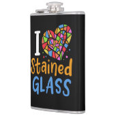 Flasques Artiste en verre tendu (Gauche)
