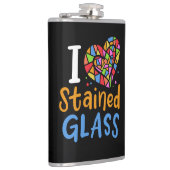 Flasques Artiste en verre tendu (Droite)