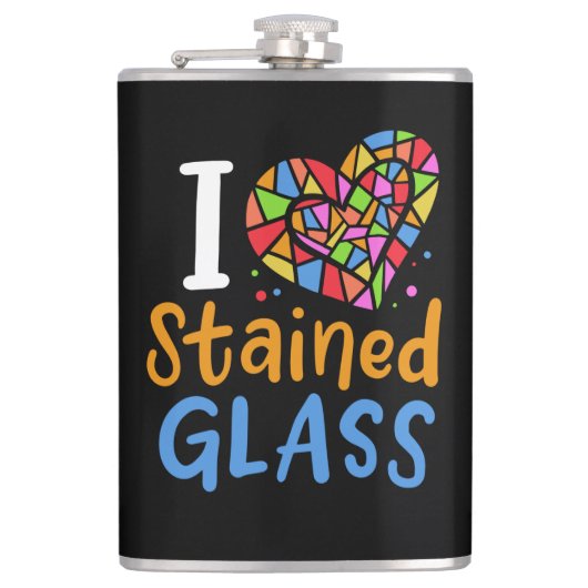 Flasques Artiste en verre tendu (Devant)