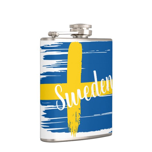 Flasques Artistic Brushstroke Sweden Flag (Droite)