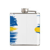 Flasques Artistic Brushstroke Sweden Flag (Dos)