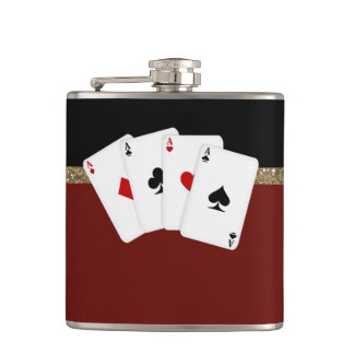 Flasques As de classe Poker