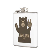 Flasques Ashland Oregon Peace Bear (Gauche)