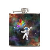 Flasques Astronaut avec ballons (Devant)