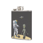 Flasques Astronaute et alien (Gauche)