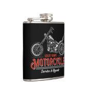 Flasques Atelier de réparation de motocyclette personnalisé (Droite)