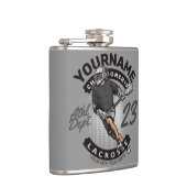 Flasques Attaque de l'équipe sportive du joueur de crosse p (Droite)