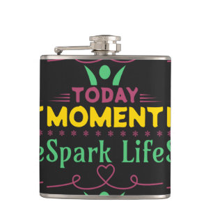 Flasques Aujourd'hui Moment, la vie étincelante