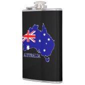 Flasques Australie Carte du drapeau Voyage (Gauche)