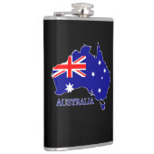 Flasques Australie Carte du drapeau Voyage (Droite)