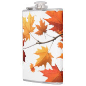 Flasques Authumn leaves Vinyl Wrapped Flask (Gauche)