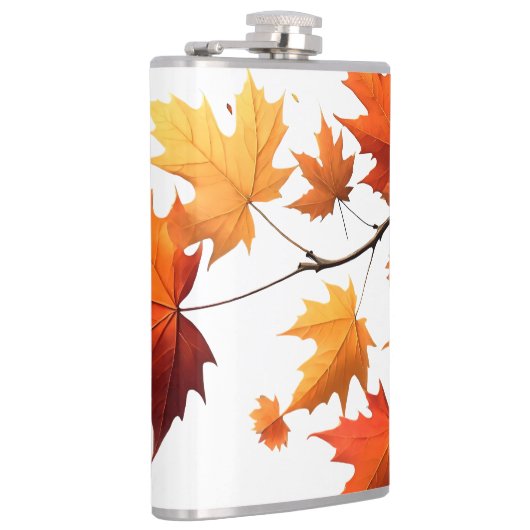 Flasques Authumn leaves Vinyl Wrapped Flask (Droite)