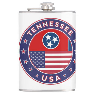 Flasques Autocollant Tennessee, étui téléphonique, sac four