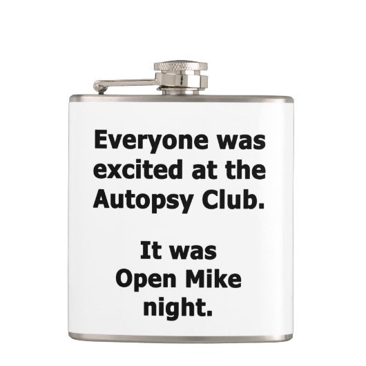 Flasques Autopsie Club (Devant)