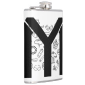 Flasques avec vinyle pièces cycliste (Droite)