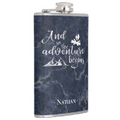 Flasques Aventure commence Elegant Voyage Devis Personnalis (Droite)