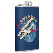 Flasques Aviateur voyageant dans le monde (Droite)