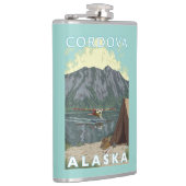 Flasques Avion de Bush et pêche - Cordova, Alaska (Droite)