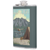 Flasques Avion de Bush et pêche - parc national de glacier, (Gauche)