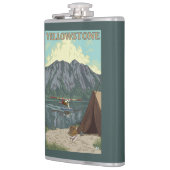 Flasques Avion de Bush et pêche - ressortissant de (Gauche)