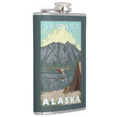 Flasques Avion de Bush et pêche - Seward, Alaska (Droite)