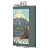 Flasques Avion de Bush et pêche - Valdez, Alaska (Gauche)