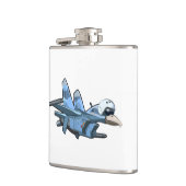 Flasques Avion de caricature (Gauche)