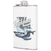 Flasques Avion de dessin (Gauche)