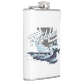 Flasques Avion de dessin (Droite)