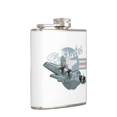 Flasques Avion militaire de dessin (Droite)