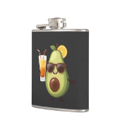 Flasques Avocado Amusants Vacances joyeuses Tropical Drink (Gauche)