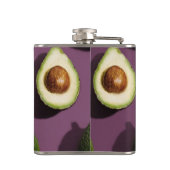 Flasques Avocado vert violet (Dos)