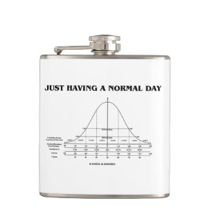 Flasques Avoir juste un humour de geek de statistiques de