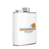 Flasques Avon Beach Caroline du Nord Sun Palm Trees (Droite)