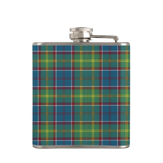 Flasques Ayrshire Tartan Monogrammé (Dos)
