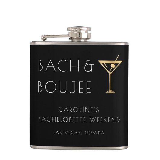 Flasques Bach et Boujee Bachelorette (Devant)