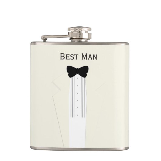 Flasques Bachelor Party Best Man Tuxedo Mariage Flask (Devant)