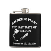 Flasques Bachelor Party Dernier Goût De Liberté Personnalis (Devant)