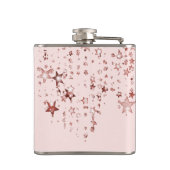 Flasques Bachelotette de l'équipe de mariée rose or blush é (Dos)