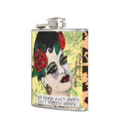 Flasques BAD GIRL FLASK-Si maman n'est pas heureuse (Gauche)
