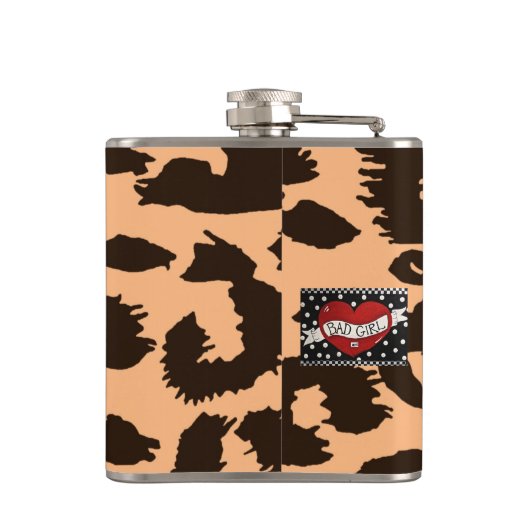 Flasques BAD GIRL FLASK-Si maman n'est pas heureuse (Dos)